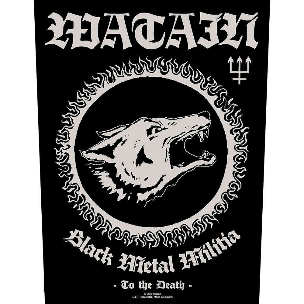 Watain - Black Metal Militia Patch arrière - Noir